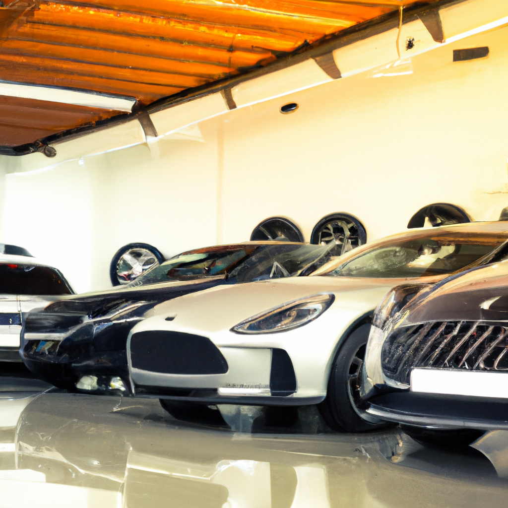 Showroom de carros de luxo em São Paulo